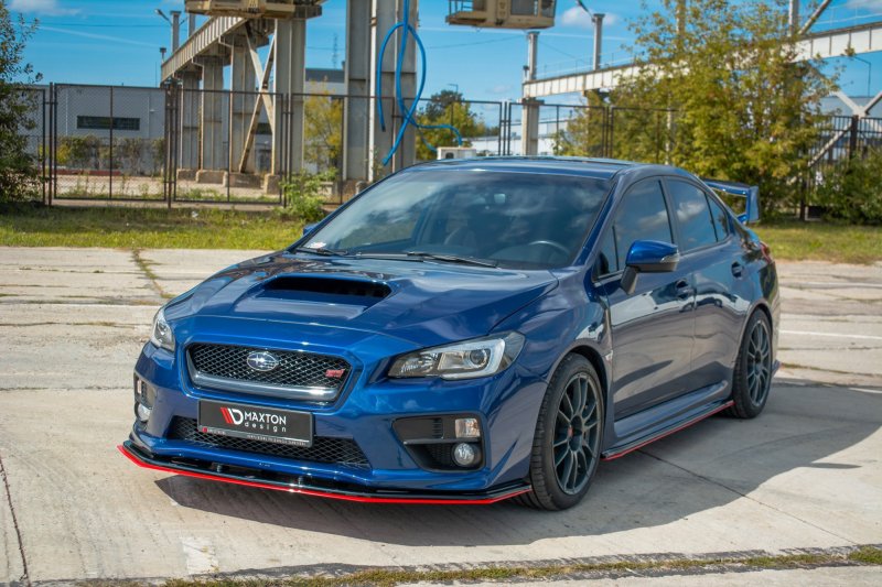 Maxton Front Ansatz V.4 für SUBARU WRX STI SUIM4WRXSTI-FD2G+FD2R-RED