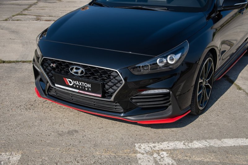 Maxton Front Ansatz fürs Hyundai I30 N Mk3 Hatchback / Fastback HY-I30-3-N-FB-FD1-RED