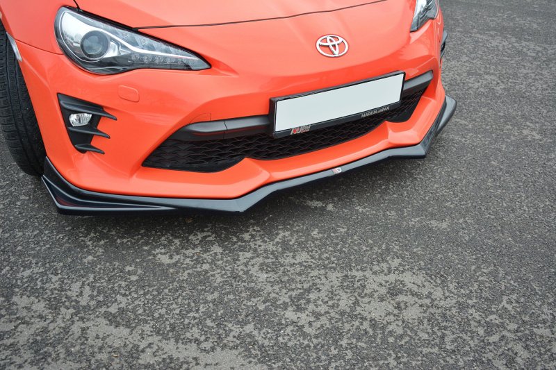 Maxton Front Ansatz V.2 für TOYOTA GT86 FACELIFT schwarz Hochglanz TO-GT86-1F-FD2-G