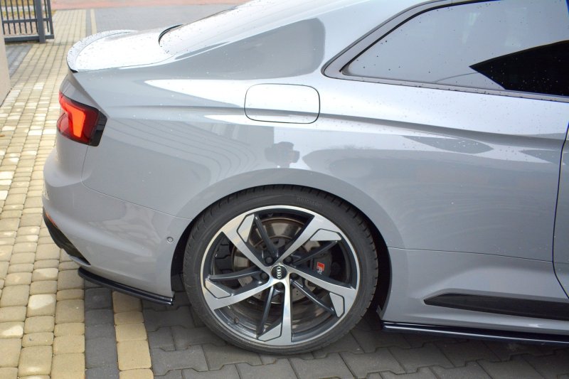 Maxton Heck Ansatz Flaps Diffusor für Audi RS5 F5 Coupe  schwarz Hochglanz AU-RS5-2-RSD1-G
