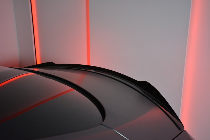 Maxton Spoiler CAP für MERCEDES- BENZ C-KLASSE W205 COUPE AMG-LINE schwarz Hochglanz ME-C-205-AMGLINE-C-CAP1-G