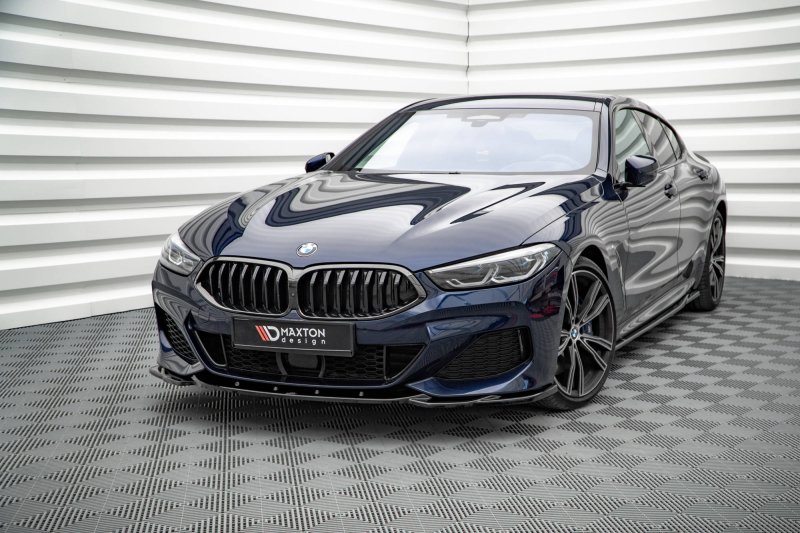 Maxton Front Ansatz V.4 für BMW 8 Coupe M-Paket G15 / 8 Gran Coupe M-Paket G16 schwarz Hochglanz BM-M850-G15-FD4-G
