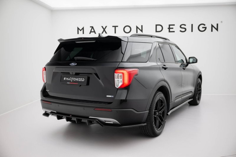 Maxton Spoiler CAP Abrisskante Ford Explorer XLT Mk6 schwarz Hochglanz FO-EX-6-XLT-CAP1-G