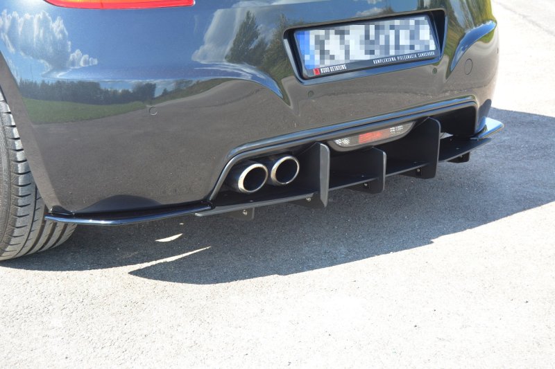 Maxton Diffusor Heck Ansatz für Heckschürze für PEUGEOT RCZ  PE-RCZ-1F-CNC-RS1