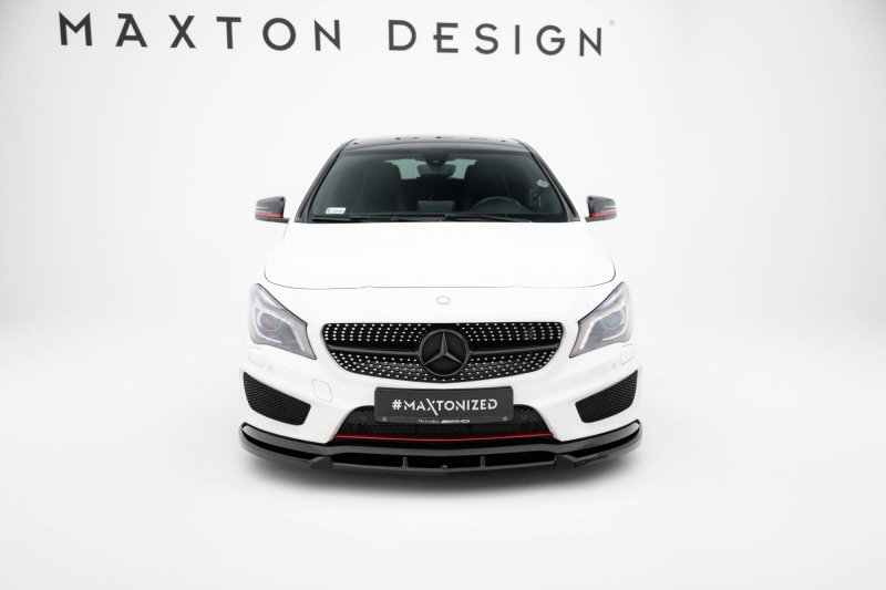 Maxton Front Ansatz Mercedes-Benz CLA AMG-Line C117 schwarz Hochglanz ME-CLA-117-AMGLINE-SB-FD1-G