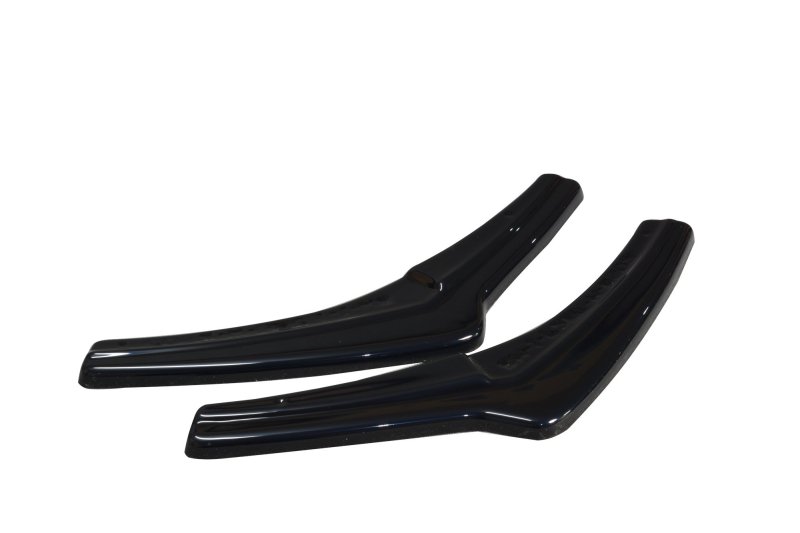 Maxton Heck Ansatz Flaps Diffusor V.2 für BMW 1er F20/F21 M-POWER FACELIFT schwarz Hochglanz BM-1-F20F-M-RSD2-G