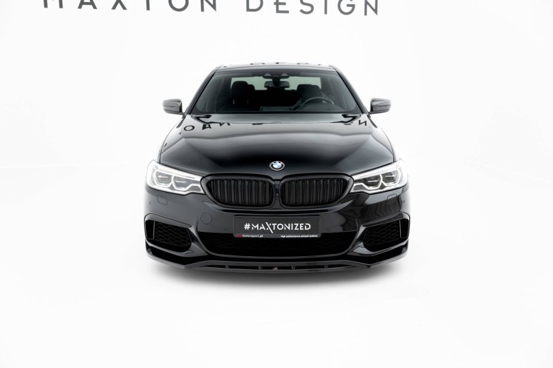 Maxton Front Ansatz BMW M550i / M550d Limousine G30 schwarz Hochglanz BM-5-G30-MPACK-FD3G+FD3R-G
