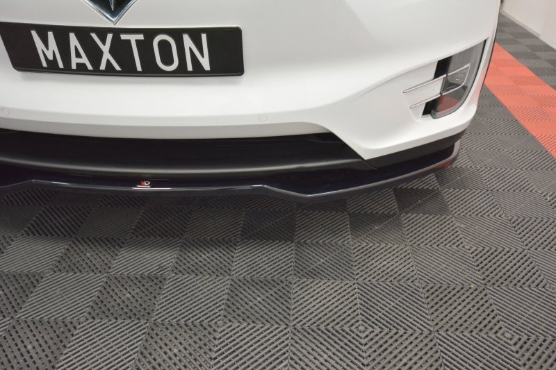 Maxton Front Ansatz V.2 für TESLA MODEL X schwarz Hochglanz TE-MODELX-FD2-G