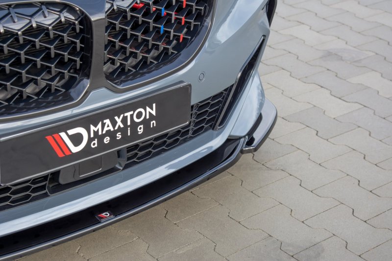 Maxton Front Ansatz V.3 für BMW 1er F40 M-Paket/ M135i  schwarz Hochglanz BM-1-40-MPACK-FD3-G