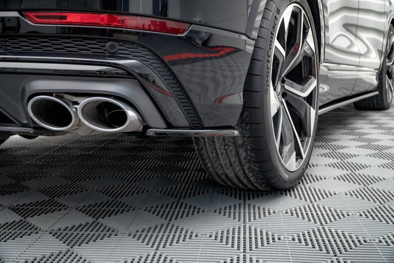 Maxton Heck Ansatz Flaps Diffusor für Audi SQ8 Mk1 schwarz Hochglanz AU-SQ8-1F-RSD1-G