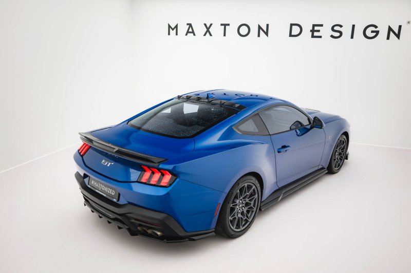 Maxton Heckscheiben Spoiler Ford Mustang GT Mk7 schwarz Hochglanz FO-MU-7-GT-H1-G