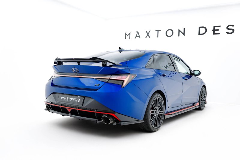 Maxton Heck Ansatz Flaps Diffusor Hyundai Elantra N Mk7 schwarz Hochglanz HY-EL-7-N-RSD1-G