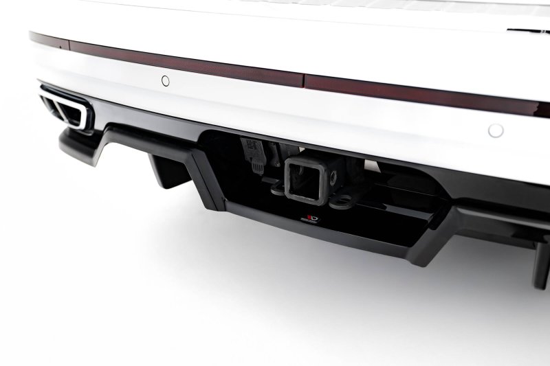 Maxton Mittlerer Cup Diffusor Heck Ansatz VW Atlas R-Line Mk1 Facelift 2 schwarz Hochglanz VW-AT-1F-RLINE-RD1G+RD2-G