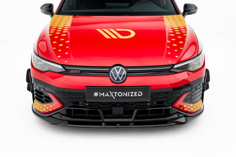 Maxton Stoßstangenflügel vorne (Canards) VW Golf GTI Clubsport Mk8 Facelift VW-GO-8F-GTI-CS-CAN1