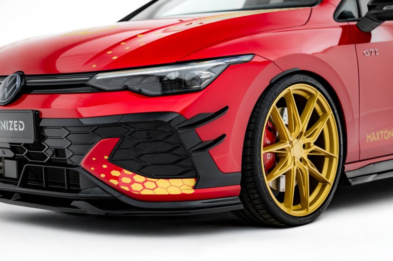 Maxton Stoßstangenflügel vorne (Canards) VW Golf GTI Clubsport Mk8 Facelift VW-GO-8F-GTI-CS-CAN1