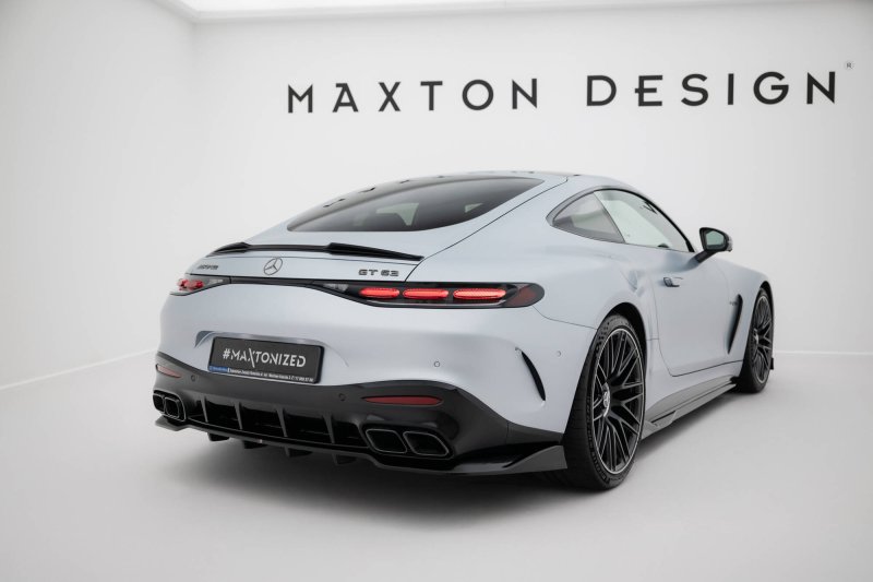 Maxton Mittlerer Cup Diffusor Heck Ansatz V.2 Mercedes-AMG GT 63 C192 schwarz Hochglanz ME-AMG-GT-2-63-RD2G+RD4-G