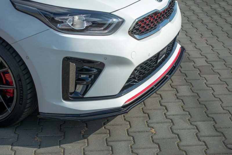 Maxton Front Ansatz V.3 für Kia ProCeed GT Mk 3 schwarz Hochglanz KI-CE-3-PRO-GT-FD3-G