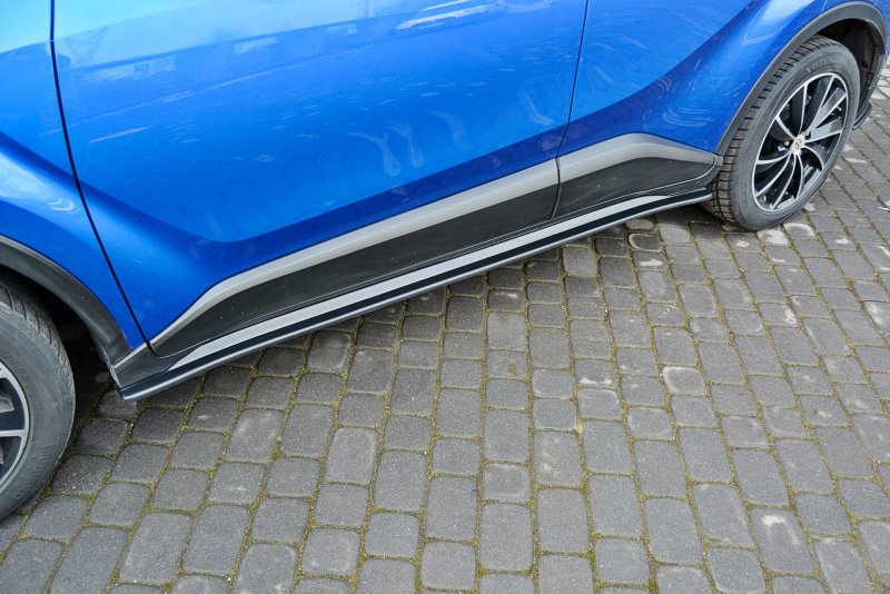 Maxton Seitenschweller Ansatz für TOYOTA C-HR  schwarz Hochglanz TO-CH-R-1-SD1-G