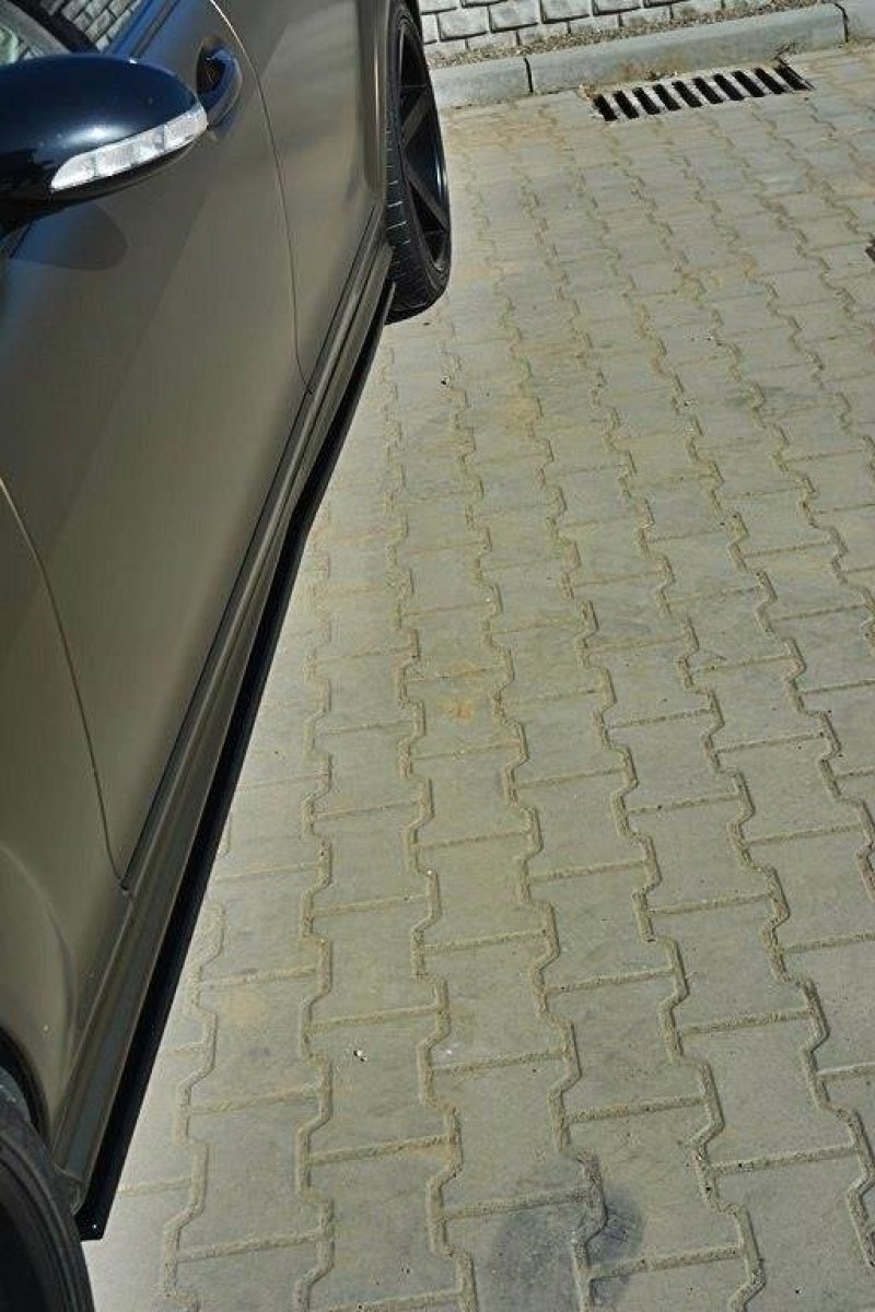 Maxton Seitenschweller Ansatz für MERCEDES S-KLASSE W221 AMG LWB schwarz Hochglanz ME-S-W221-AMG-SD1-G