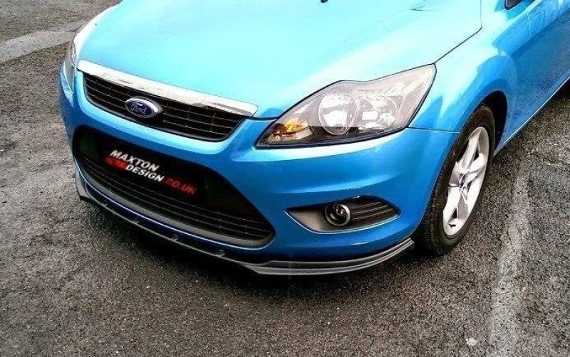 Maxton Front Ansatz für FORD FOCUS II Facelift schwarz Hochglanz FO-FO-2F-FD1-G