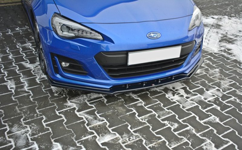 Maxton Front Ansatz V.1 für SUBARU BRZ FACELIFT schwarz Hochglanz SU-BRZ-1F-FD1-G