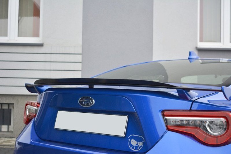 Maxton Spoiler CAP V.1 für SUBARU BRZ FACELIFT  schwarz Hochglanz SU-BRZ-1F-CAP1-G