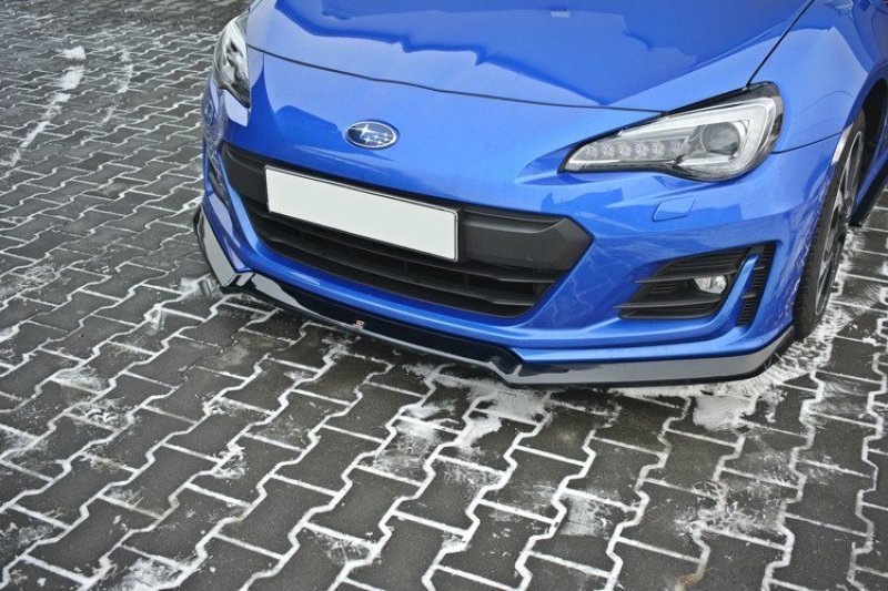 Maxton Front Ansatz V.3 für SUBARU BRZ FACELIFT schwarz Hochglanz SU-BRZ-1F-FD3-G