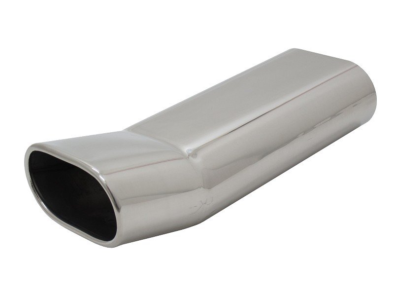 Auspuff Endrohr zum Anschweißen Edelstahl 135x75mm DTM mit ABE 7513534013