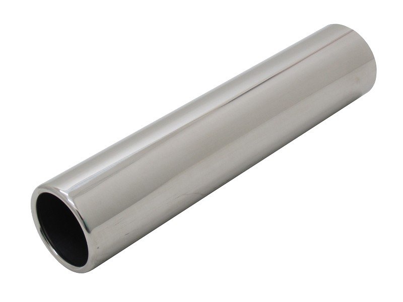 Auspuff Endrohr zum Anschweißen Edelstahl 1x76mm Gerade mit ABE 763003