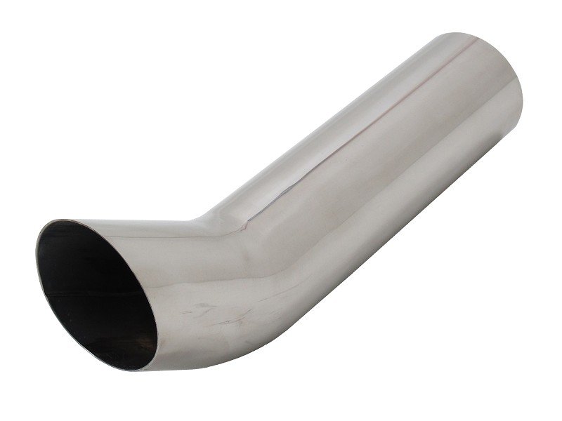 Auspuff Endrohr zum Anschweißen Edelstahl 1x76mm DTM mit ABE 7634011G