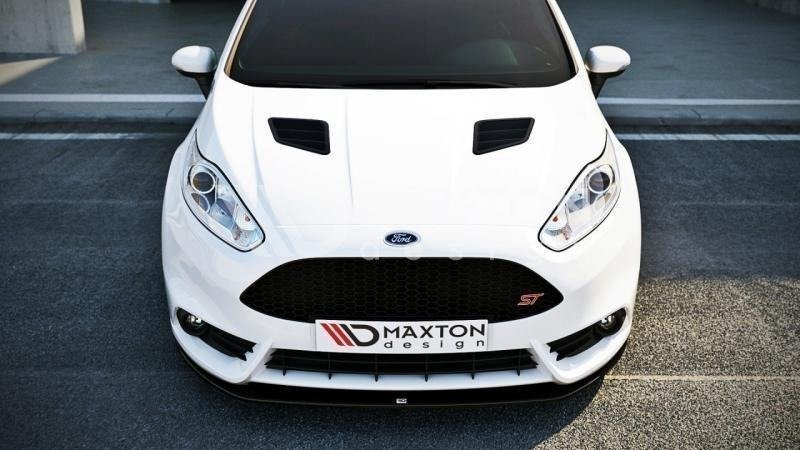 Maxton Front Ansatz V.2 für Ford Fiesta ST Mk7 FL schwarz Hochglanz FO-FI-7F-ST-FD2-G