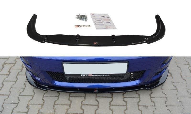 Maxton Front Ansatz für Ford Focus RS Mk1 schwarz Hochglanz FO-FO-1-RS-FD1-G