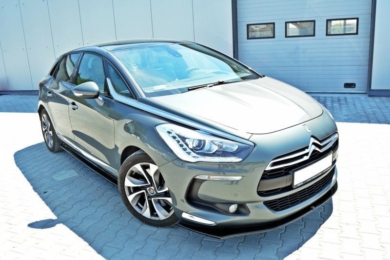 Maxton Front Ansatz für v.2 CITROEN DS5 FACELIFT schwarz Hochglanz CI-DS5-1/1F-FD2-G