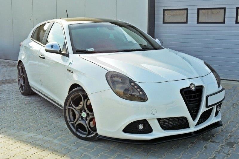Maxton Front Ansatz für v.1 Alfa Romeo Giulietta schwarz Hochglanz AL-GU-1-FD1-G