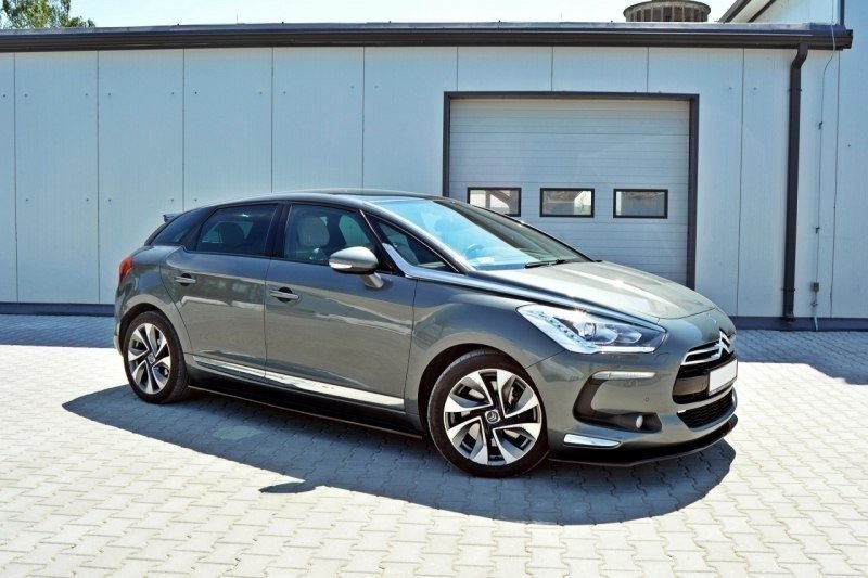 Maxton Seitenschweller Ansatz für CITROEN DS5 FACELIFT, PREFACE schwarz Hochglanz CI-DS5-1/1F-SD1-G