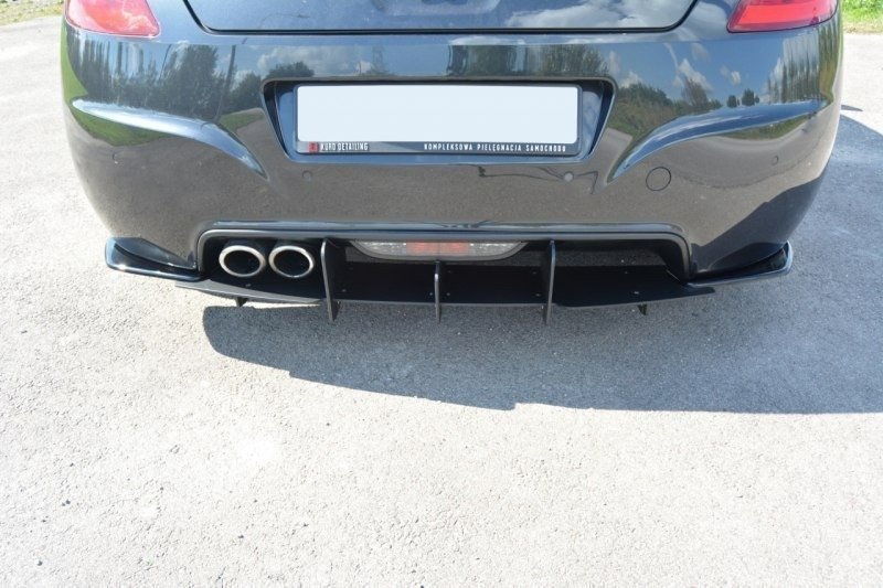 Maxton Heck Ansatz Flaps Diffusor für PEUGEOT RCZ schwarz Hochglanz PE-RCZ-1/1F-RSD1-G
