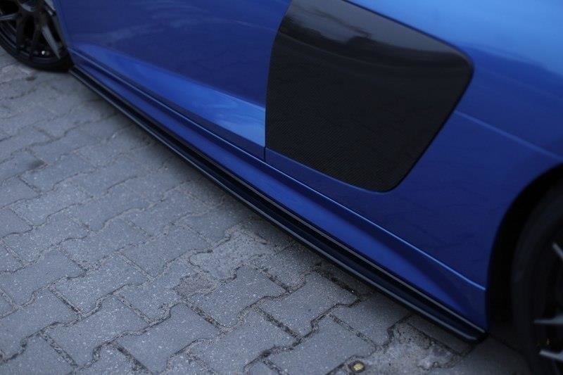 Maxton Seitenschweller Ansatz für Audi R8 Mk.2 schwarz Hochglanz AU-R8-2-SD1-G