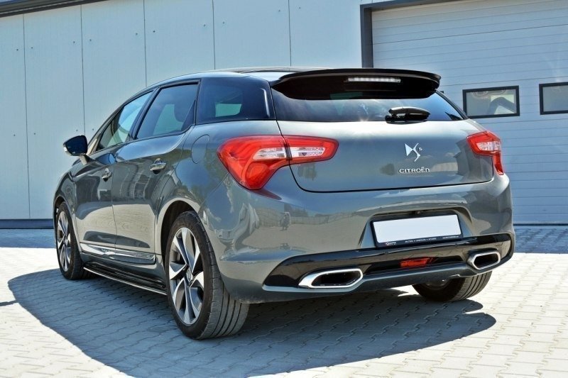 Maxton Spoiler CAP für CITROEN DS5 FACELIFT, PREFACE schwarz Hochglanz CI-DS5-1/1F-CAP1-G