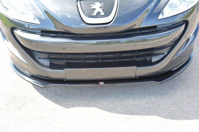Maxton Front Ansatz V.2 für PEUGEOT RCZ schwarz Hochglanz PE-RCZ-1-FD2-G