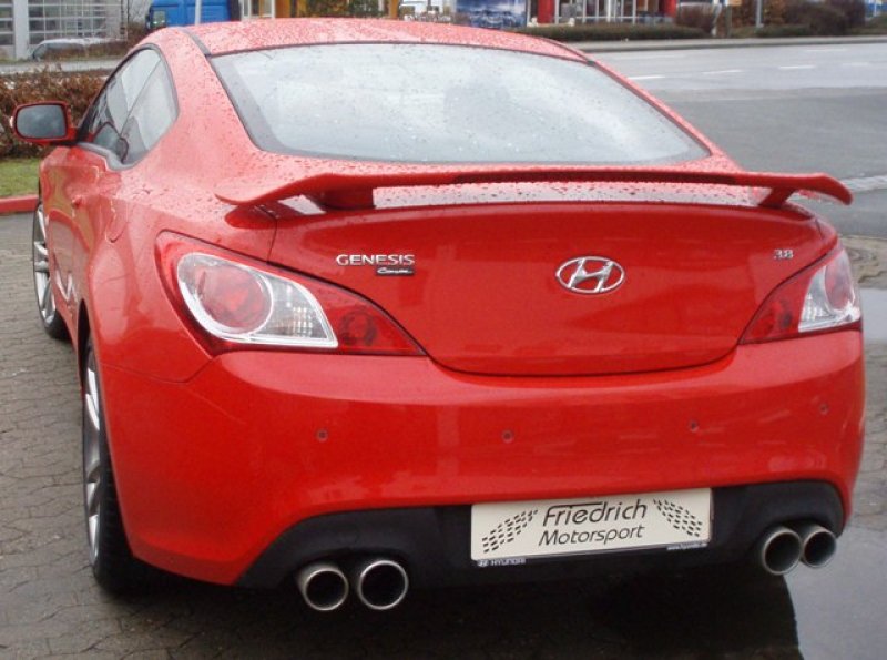 Friedrich Motorsport 70mm Duplex Sportendschalldämpfer Hyundai Genesis Coupe 860410D-X