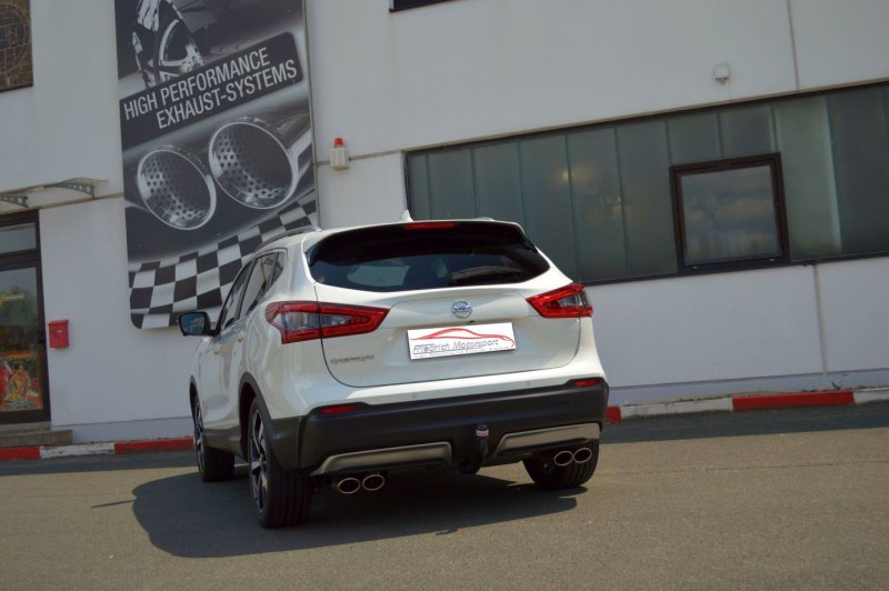 Friedrich Motorsport 70mm Duplex Sportendschalldämpfer Nissan Qashqai J11 860710TD-X
