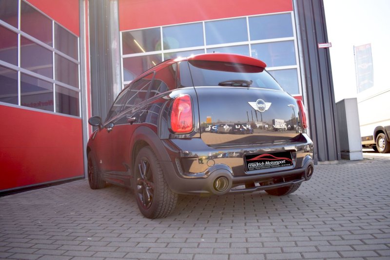 Friedrich Motorsport 70mm Duplex-Sportendschalldämpfer Edelstahl 861380TD-X
