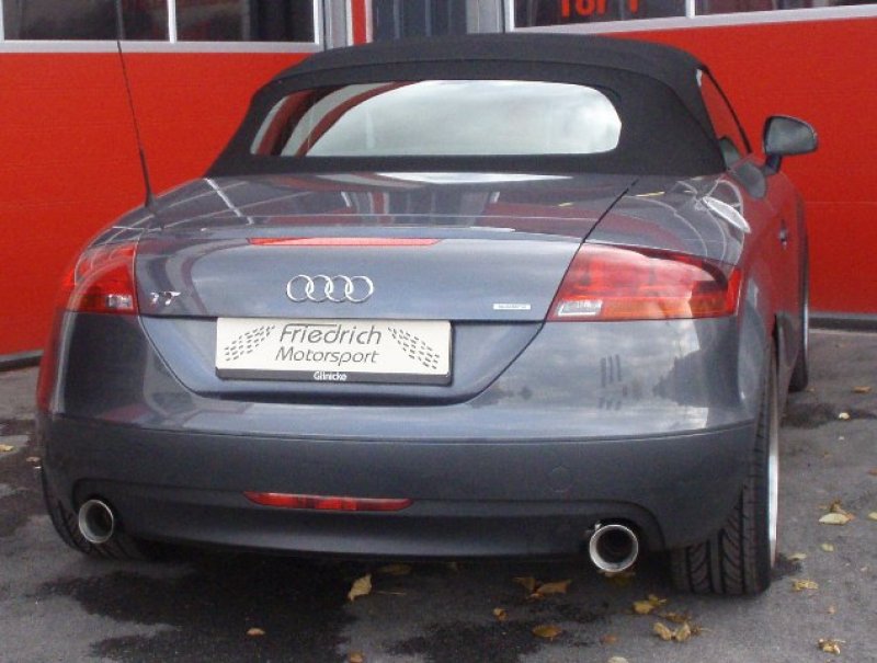 Friedrich Motorsport 70mm Duplexanlage Audi TT 8J Quattro 881006D-X