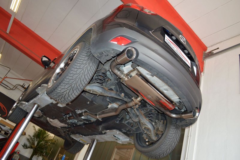 Friedrich Motorsport 70mm Duplex-Anlage Mazda CX-5 (KE) Frontantrieb 882224AD-X