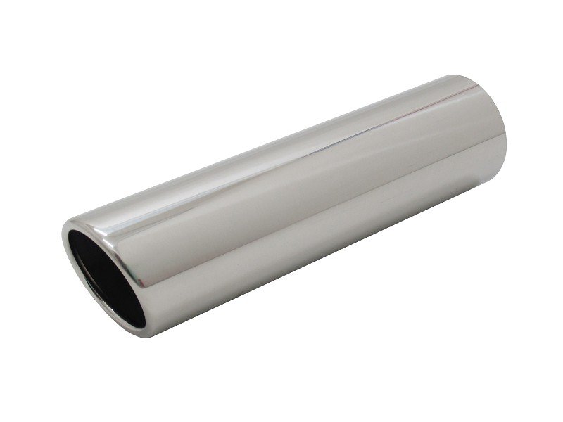 Auspuff Endrohr zum Anschweißen Edelstahl 1x90mm SR-Design mit ABE 903005