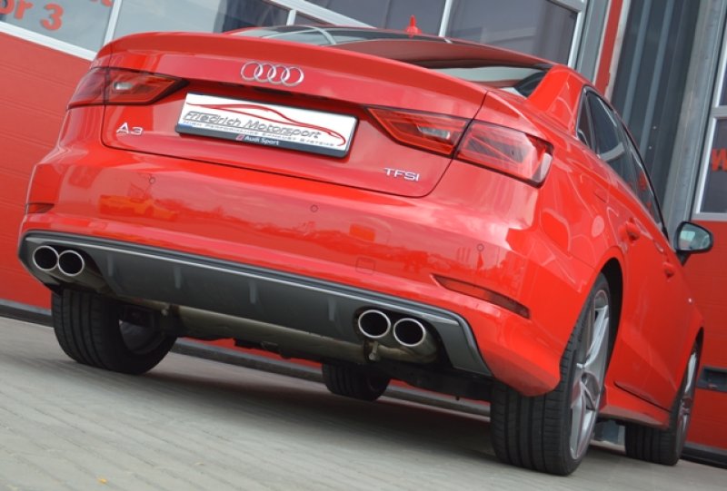Friedrich Motorsport Duplex Sportendschalldämpfer Audi A3 8V Limousine Frontantrieb 921056BSLD-X