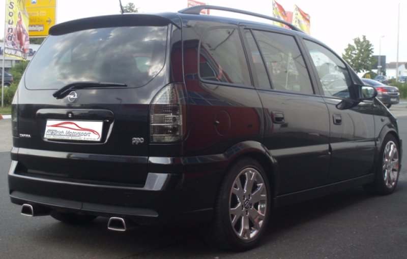 Friedrich Motorsport Duplex Sportendschalldämpfer Opel Zafira A 921154D-x