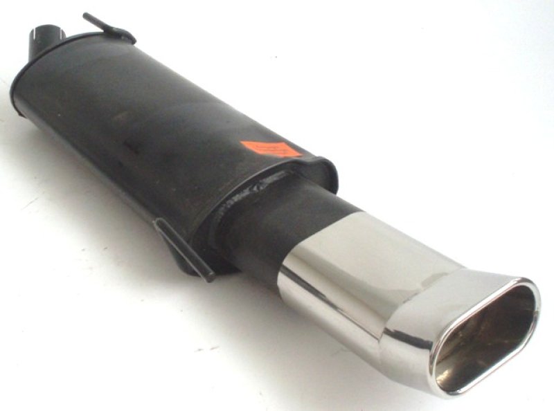 Friedrich Motorsport Sportendschalldämpfer aluminierter Stahl VW Golf 4 Cabrio 921400A-x