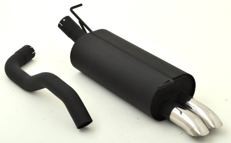 Friedrich Motorsport Sportendschalldämpfer aluminierter Stahl 921412A-X