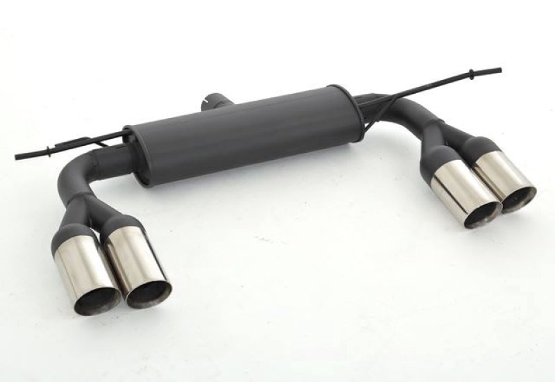 Friedrich Motorsport Duplex Sportendschalldämpfer aluminierter Stahl 921449D-X